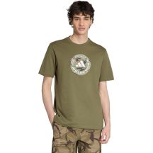 Koszulka męska adidas Camo oliwkowa KC7164