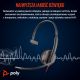 22. Poly Blackwire 3210 Monaural USB-C Headset +USB-C/A Adapter
