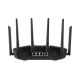 27. ASUS RT-BE90U BE9400 AiMesh router bezprzewodowy 2.5 Gigabit Ethernet Trójpasmowy (2,4 GHz / 5 GHz / 6 GHz) Czarny