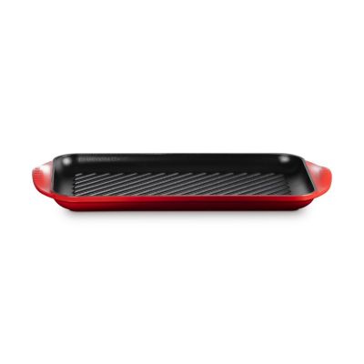 Le Creuset Płyta grillowa bardzo duża 47x25x32cm wiśniowa