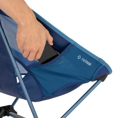 4. Helinox Chair One (RE) Krzesło kempingowe 4 x noga Czarny, Niebieski