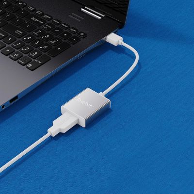 6. Adapter Orico UTH USB-A 3.0 do HDMI - srebrny