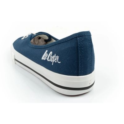 5. Lee Cooper buty trampki damskie sportowe niebieskie wsuwane baleriny