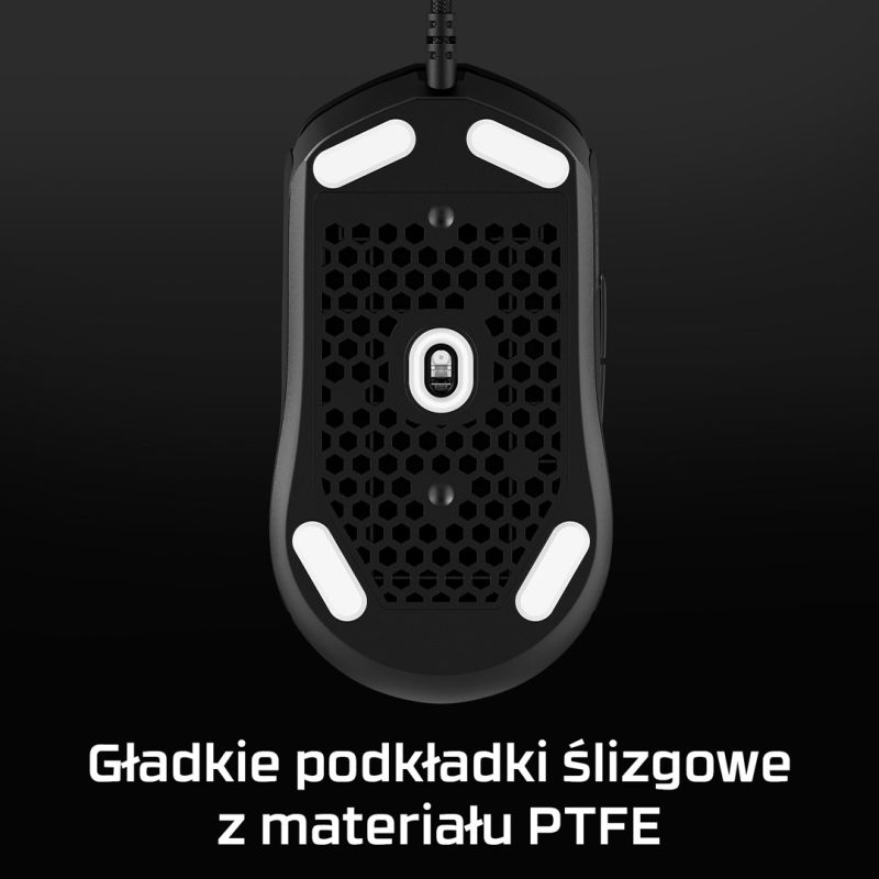 7. Myszka HyperX Pulsefire Haste 2.0 Biała