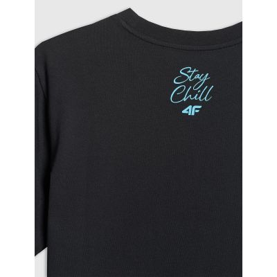 7. T-shirt regular z nadrukiem męski 4F 4FRSS26TTSHM4321-20S