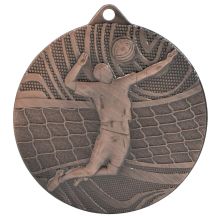 Medal brązowy - piłka siatkowa - medal stalowy