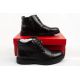 9. Lee Cooper buty męskie eleganckie skórzane czarne trzewiki ocieplane