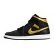 2. Buty do koszykówki Air Jordan 1 Mid (GS) Black/Metallic Gold - DQ8426-071