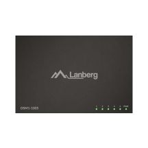 LANBERG SWITCH DSM1-1005 5X1GB/S NIEZARZĄDZALNY GIGABIT ETHERNET DESKTOP 12V (OBUDOWA METALOWA)