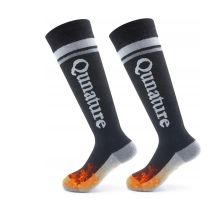 Qunature zimowe skarpety termiczne czarne 32-36