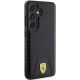 4. Etui Ferrari Carbon Stitched Bottom na Samsung Galaxy S24 - czarne