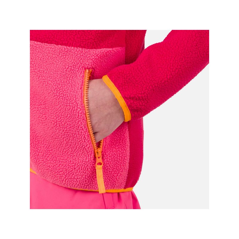 5. Bluza Rossignol Jr Alltrack Fleece różowy