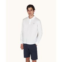 Koszulka polo bawełniana męska Paul&Shark biały 99311003-10 - klasyczna, elegancka