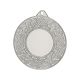 3. Medal srebrny ogólny z miejscem na emblemat 25 mm - stalowy