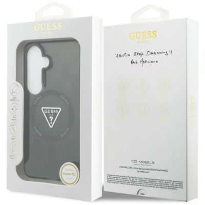 8. Etui Guess IML Gradient Triangle MagSafe na Samsung Galaxy S26 - czarne