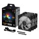 9. ASUS TUF GAMING TR120 ARGB 3IN1 Black Obudowa komputera Chłodnica powietrza 12 cm Czarny
