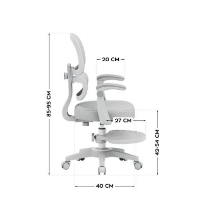 9. Fotel obrotowy Junior 4.4 Grey