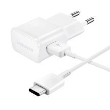 Ładowarka sieciowa Samsung EP-TA200EWE USB-A 15W z kablem EP-DR140AWE USB-A - USB-C (OOB Bulk - opakowanie zastępcze) - biała
