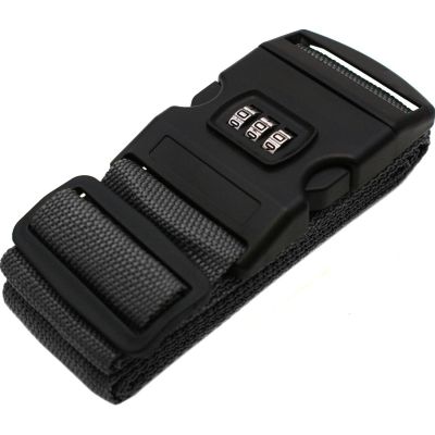 5. UNIWERSALNY PAS ZABEZPIECZAJĄCY DO WALIZKI SPINAJĄCY 180x5CM NA SZYFR PROWORLD SZARY