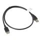 2. Kabel Lanberg CA-USBE-10CC-0007-BK (USB 2.0 M - USB 2.0 F; 0,7m; kolor czarny)
