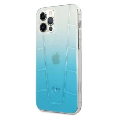 2. Etui Mercedes Transparent Line na iPhone 12 / iPhone 12 Pro - niebieskie