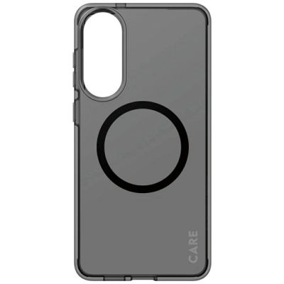 3. Etui CARE by PanzerGlass Flagship Urban Combat Black QI na Samsung Galaxy S25 Edge - półprzezroczyste