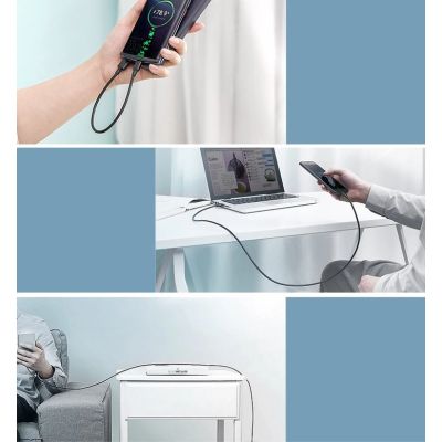 9. Kabel Ugreen US287 60115 USB-A / USB-C 2A 0.5m - czarny