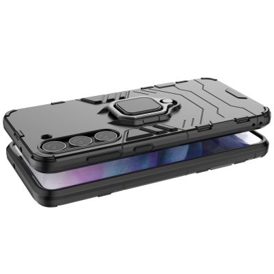 4. Ring Armor etui do Samsung Galaxy S23+ pancerny pokrowiec uchwyt magnetyczny ring czarne