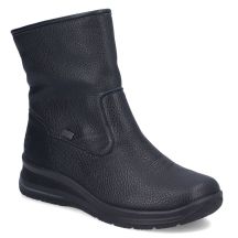 Wodoodporne botki damskie czarne Rieker L7760-00