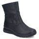 Wodoodporne botki damskie czarne Rieker L7760-00