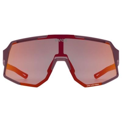 3. Uvex sequenze CV Okulary do wielu sportów Unisex Półobwódkowe Czerwony