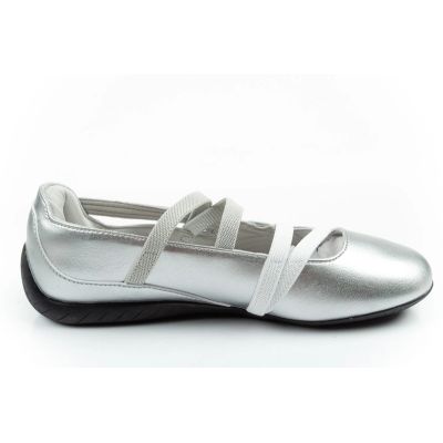4. Puma buty damskie sportowe Speedcat Ballet srebrne balerinki modne