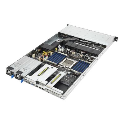 5. Platforma Asus Rack (1U) RS501A-E12-RS12U AMD Epyc 9005/9004 (12x NVMe/SATA HS, 2xM.2, 2x1Gbe, IPMI, 1+1 1600W)