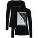 2. Longsleeve damski SUPER.NATURAL W POWDER TO THE PEOPLE BIO J LS czarny