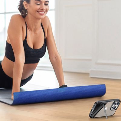 13. Ugreen LP635 Kickstand Protective Case sztywne etui z żelową ramką i wbudowaną podstawką do iPhone 14 Pro czarny (90926)