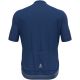 Koszulka z krótkim rękawem kolarska męska ODLO Zeroweight Chill-Tec T-shirt S/U Collar s/s full zip niebieska
