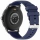 9. Smartwatch Damski GRAVITY GT12-2 Granatowy Pasek Silikonowy + Czarna Bransoleta