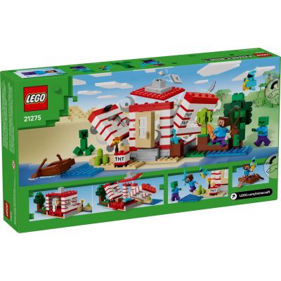 13. LEGO Minecraft 21275 Dom TNT w dżungli