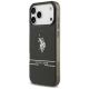 2. Etui US Polo DH and Bottom Stripe Logo MagSafe na iPhone 17 Pro Max - czarne