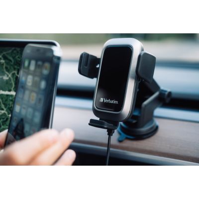 7. Verbatim FWC-03 Pro Qi Fast Wireless Autoladegerät retail Czarny