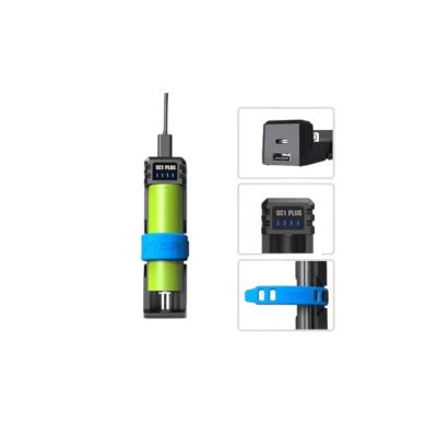 4. XTAR ŁADOWARKA DO AKUMULATORÓW SZYBKA 3.7V/1.2V USB-C POWER BANK - 1 KANAŁ SC1+
