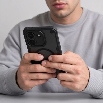 6. Etui Tech-Protect Rugged Shield MagSafe na Xiaomi Redmi Note 17 Pro Max 5G - czarne matowe