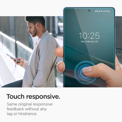 13. Szkło hartowane Spigen Glas.tR EZ FIT 2-pack na Samsung Galaxy S25 Ultra - przezroczyste