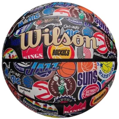 4. PIŁKA DO KOSZYKÓWKI WILSON NBA ALL TEAM RETRO BSKT R.7