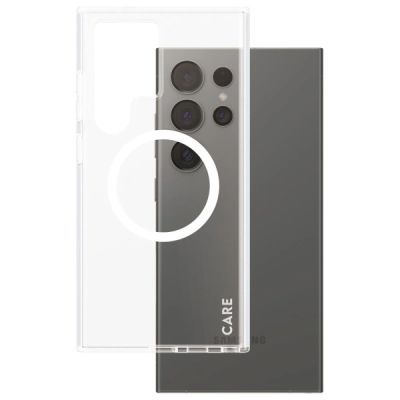 2. Etui CARE by PanzerGlass Flagship QI Case na SamsUng Galaxy S24 Ultra - przezroczyste