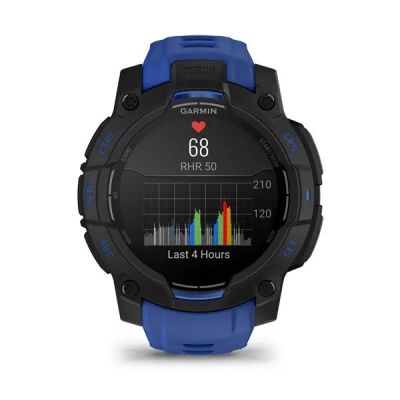 6. Smartwatch GARMIN Instinct 3 AMOLED 45mm Black/Bolt Blue