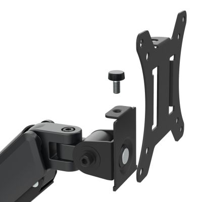 24. MACLEAN UCHWYT NA 3 MONITORY, SPRĘŻYNA GAZOWA, 17"-27", 2-8KG, CZARNY MC-137