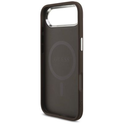 7. Etui Guess 4G Classic Logo MagSafe na iPhone Air - brązowe