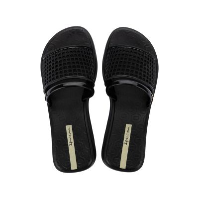 2. Ipanema klapki damskie japonki Essence czarne platmorma modne