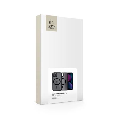 6. Etui Tech-Protect MagMat MagSafe na iPhone 13 - czarny mat